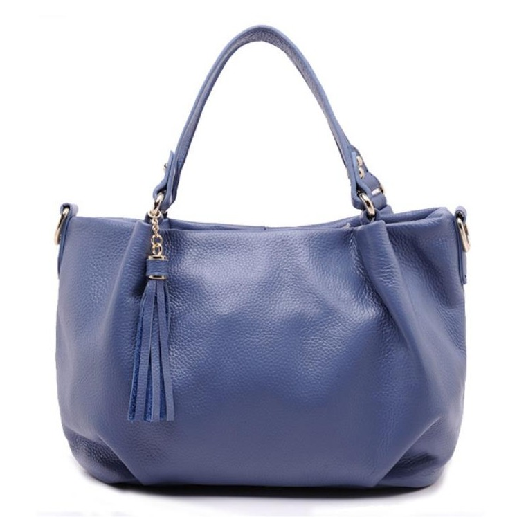 Bolsa Feminina Azul Texas Couro - LOV SHOP