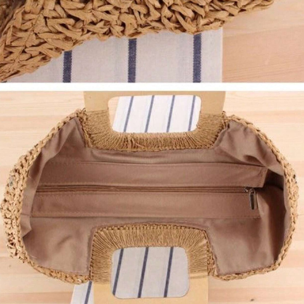 Bolsa Feminina Marrom de Praia e Piscina - LOV SHOP