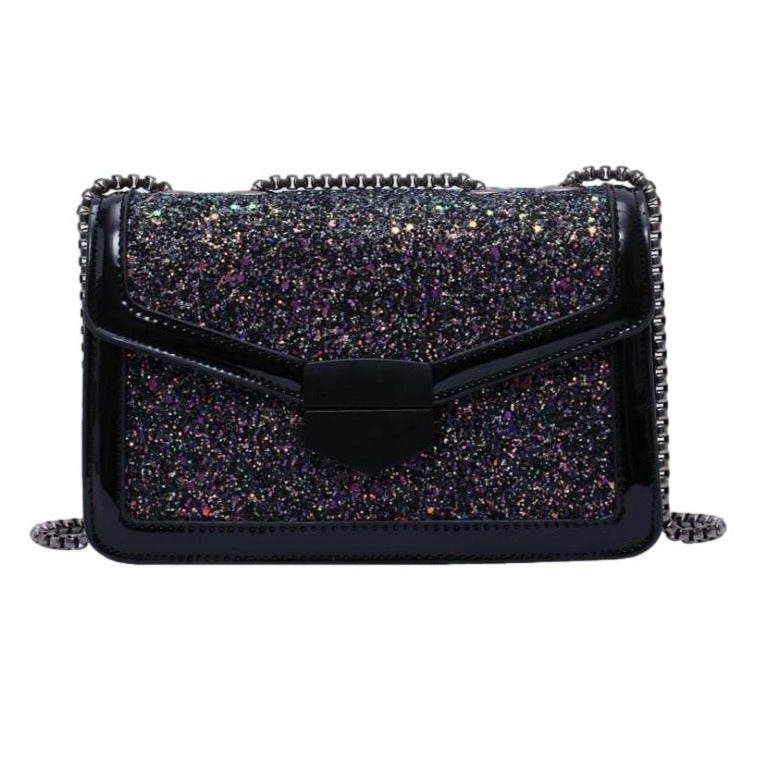 Bolsa Feminina Preta de Ombro Shoulder - LOV SHOP