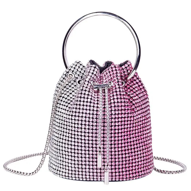 Bolsa Feminina Rosa de Mão - LOV SHOP